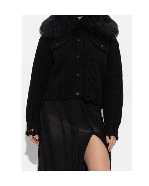 Blumarine Black Long Sleeve Cardigan