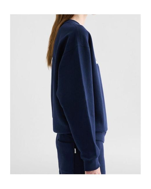 Jil Sander Blue Jil Sande Midweight Crew-Neck Jumper