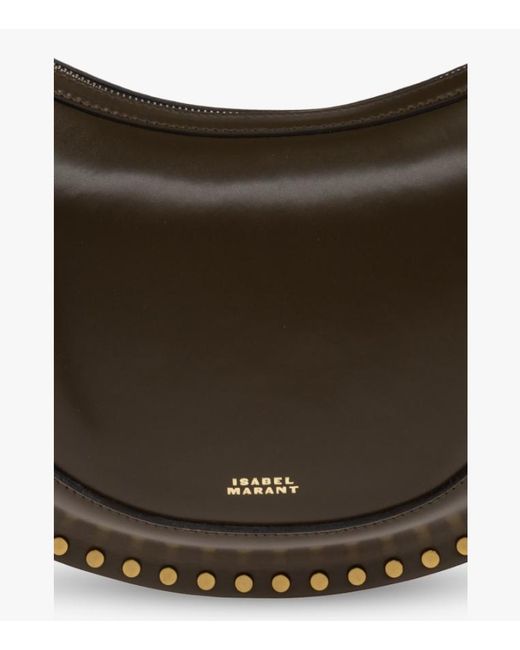 Isabel Marant Brown Letter Shoulder Bag