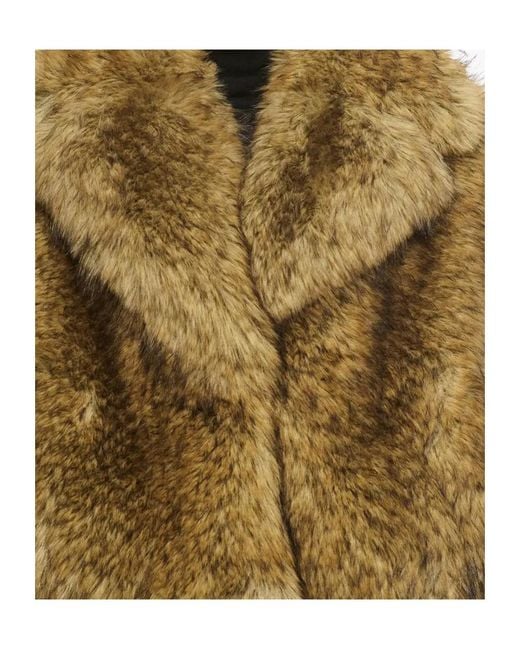 Stand Studio Natural Samara Faux-Fur Jacket