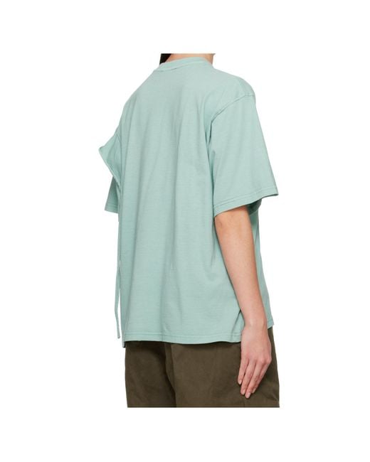 OTTOLINGER Blue Distressed Oversized T-Shirt