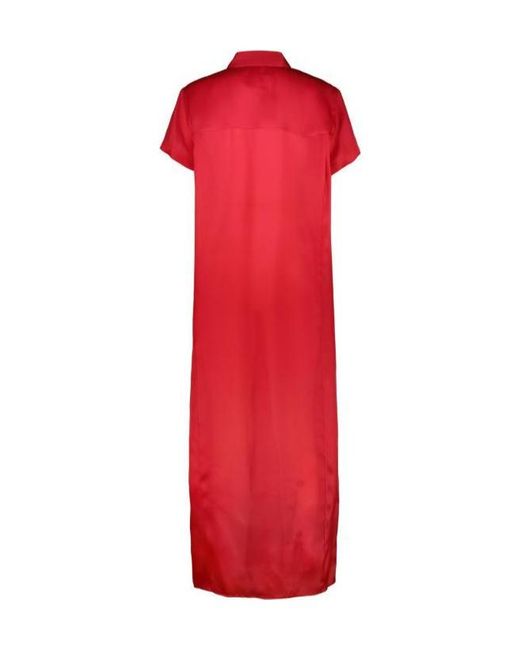 Khaite Red Effy Maxi Dress
