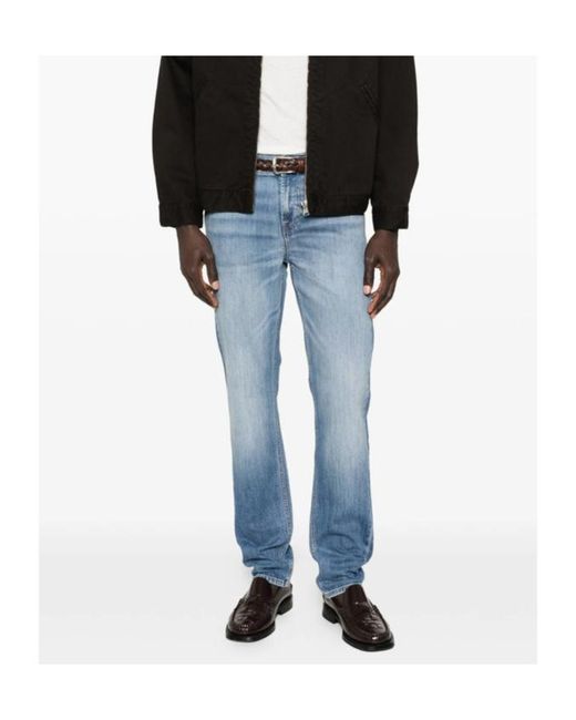 7 For All Mankind Blue Slimmy Denim Jeans for men
