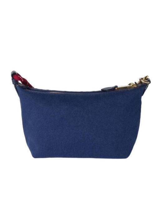 Miu Miu Blue Gabardine Sachet