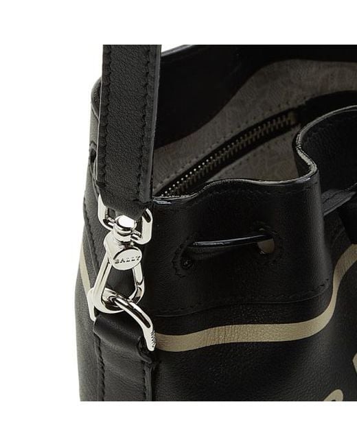 Bally Black Logo Shoulder Bag