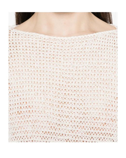 Baserange White Long-Sleeved Knitwear