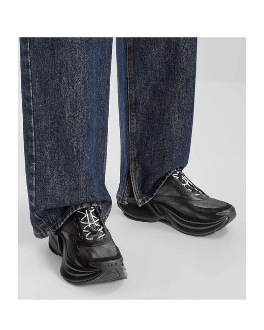 Fendi Black F-Light Chunky Running Shoes