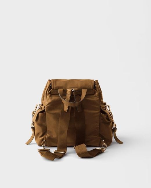 Prada Brown Explore Medium Nappa Leather Backpack