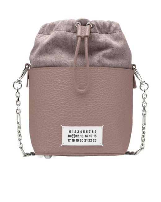 Maison Margiela Gray 5Ac Drawstring Bucket Bag
