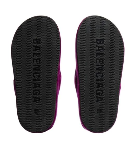 Balenciaga Purple Jet Lag Thongs