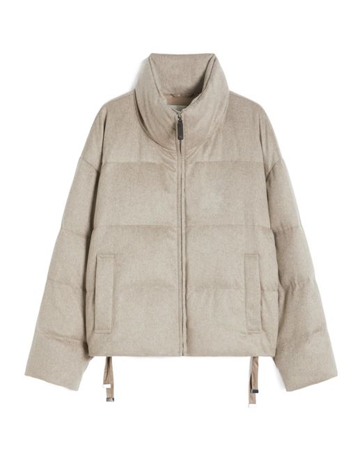 Max Mara Natural Cashmere Down Puffer Jacket