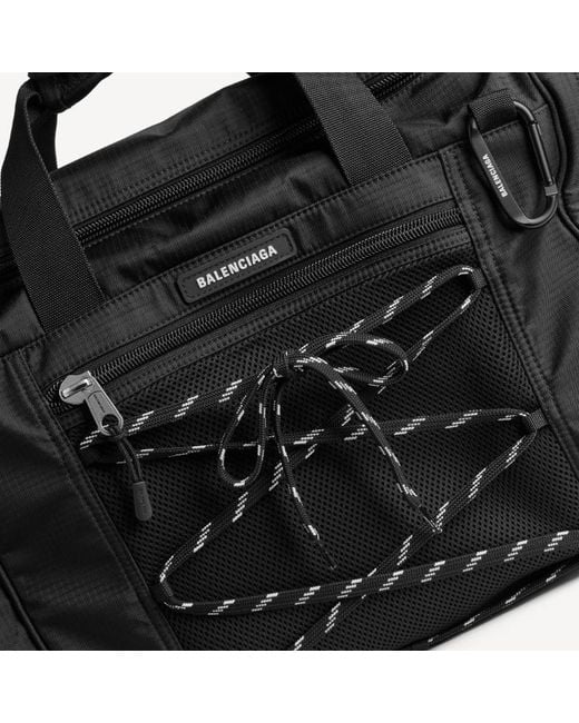 Balenciaga Black Hyke Gym Tote Bag for men