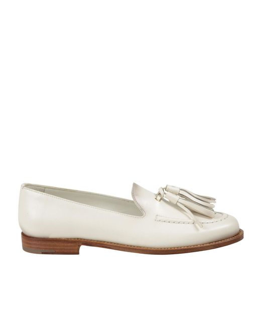 Church's White Tassel Detailed Slip-On Loafers