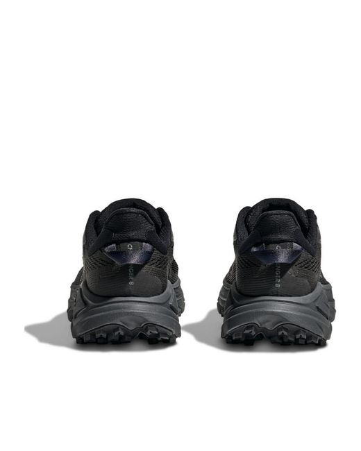 Hoka One One Black Challenger 8 Logo-Print Mesh Sneakers