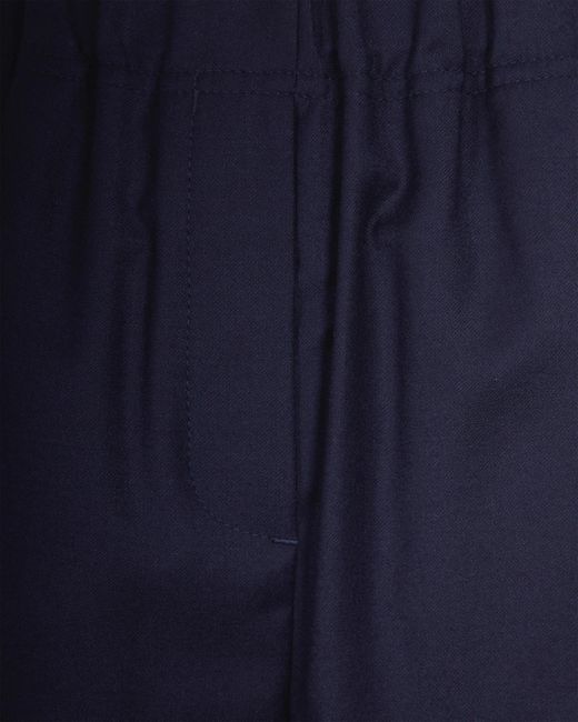 Weekend by Maxmara Black Hateley Wool Flannel Trousers