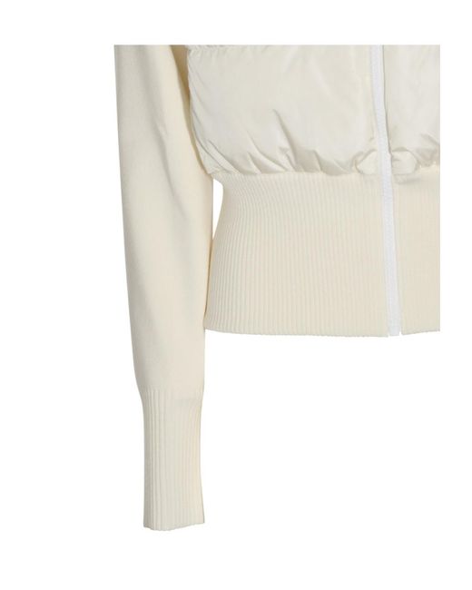 Canada Goose White Zip-Up Hybridge Jacket
