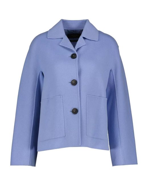 Weekend by Maxmara Blue Long Sleeve Casual Jacket