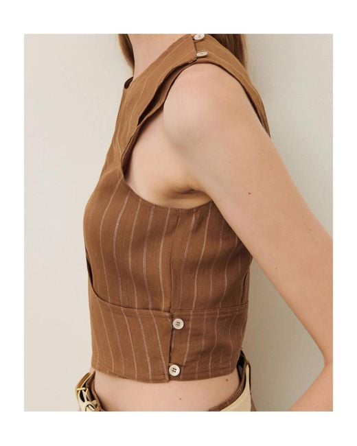 Marella Brown Cristin Blouse