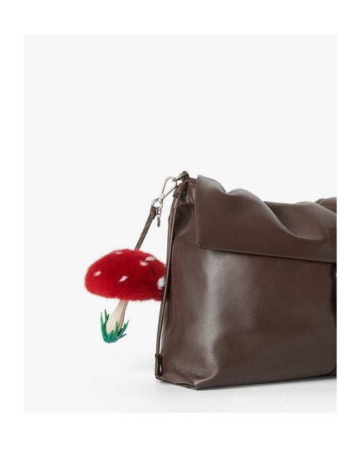 Fendi Red Mushroom Charm for men