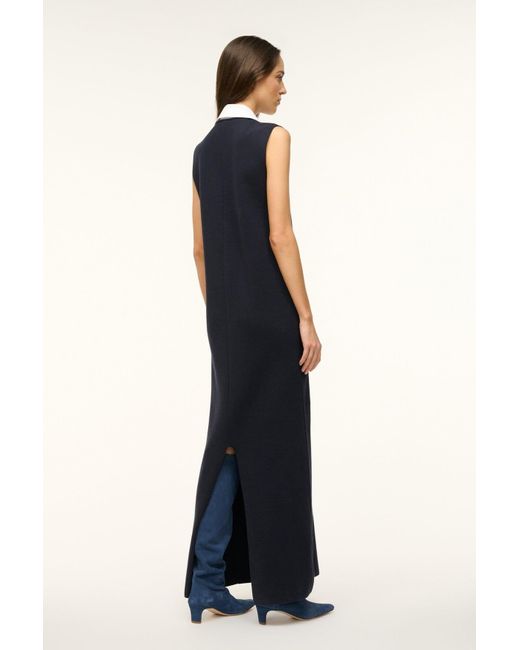 Staud Blue Sleeveless Dress