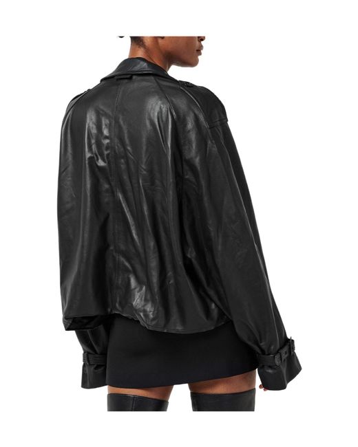 Vetements Black Short Trench Coat