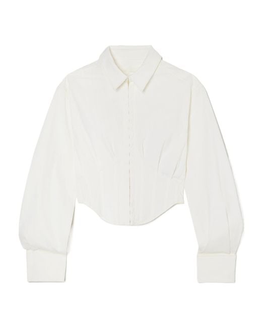 Dion Lee White Short Shirt