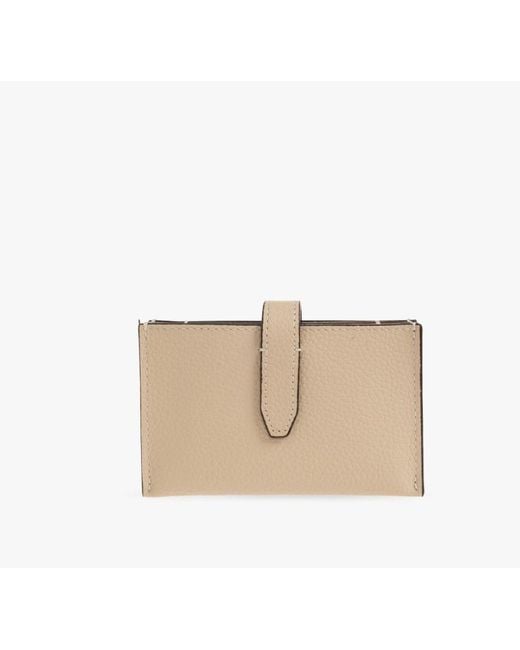 Tod's Natural Logo Card Holder