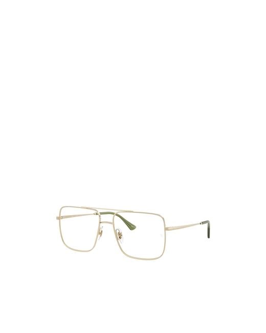 Ray-Ban White Full-Frame Plain Mirror for men