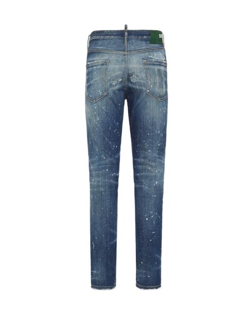 DSquared² Blue Medium Galaxy Wash Cool Guy Jeans for men