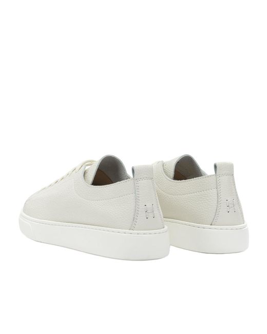 Henderson White Round-Toe Sneakers