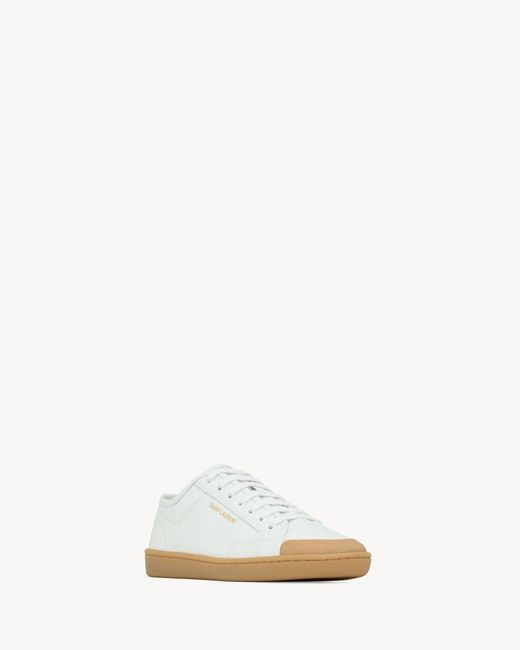 Saint Laurent White Gym Sneakers