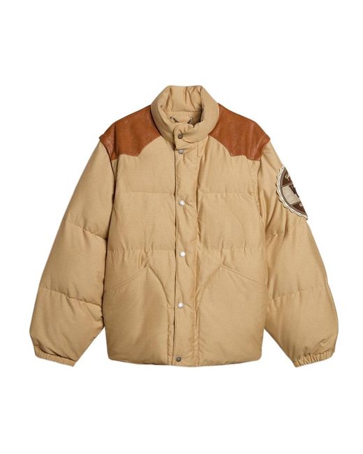 Golden Goose Deluxe Brand Natural Detachable Sleeve Padded Bomber Jacket for men