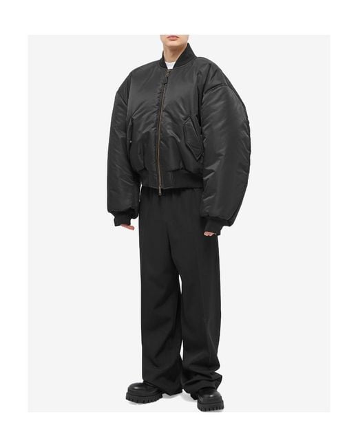 Balenciaga Black Bomber for men