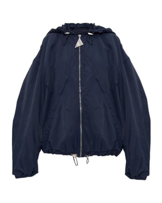 The Attico Blue The Hooded Jacket