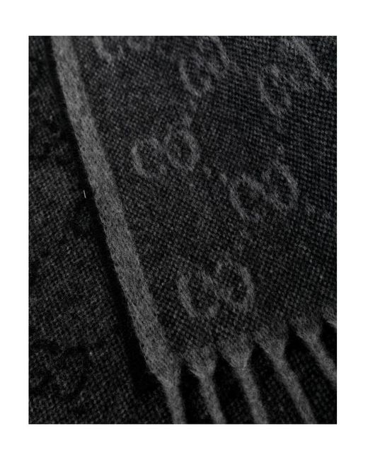 Gucci Multicolor Wool Tassel Scarf for men