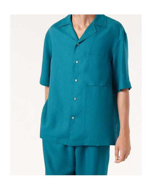 Loro Piana Blue Federico Shirt for men