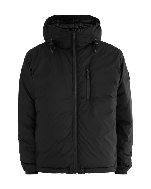 Canada Goose Black Lodge Hooded Ripstop Shell Jacket for men