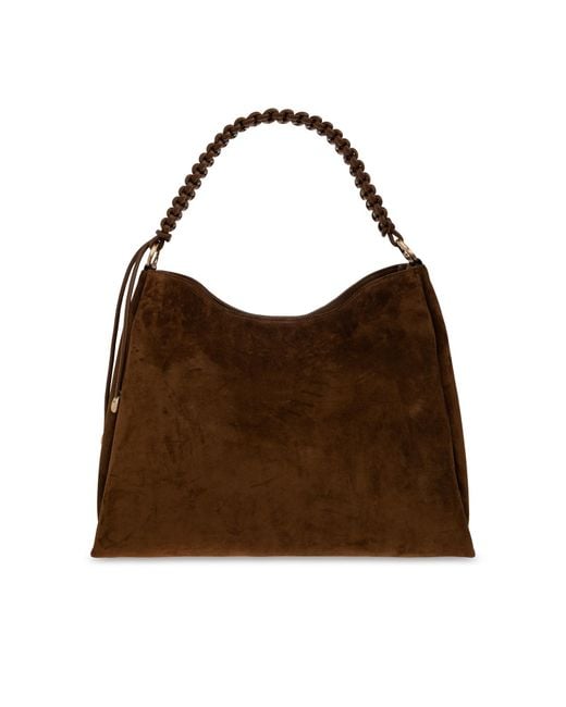 Cult Gaia Brown Logo Tote Bag