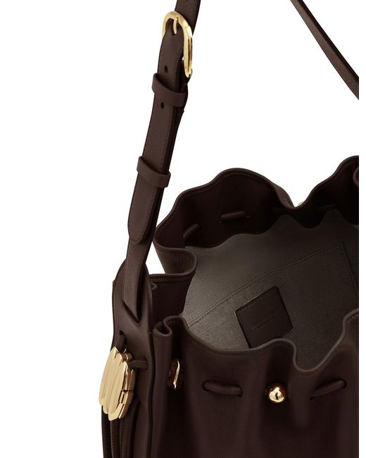Zimmermann Brown Halcyon Large Bucket Bag