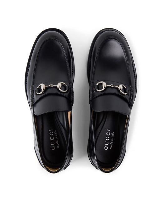 Gucci Black Teranze Loafer Sn62 for men