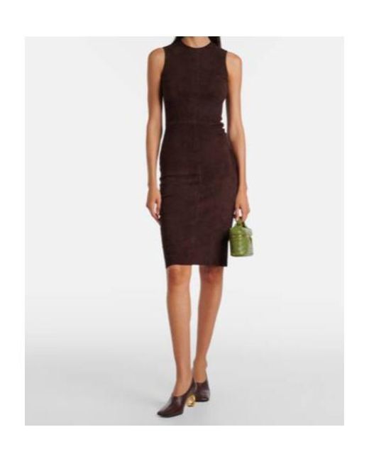 Stouls Red Eva Suede Minidress