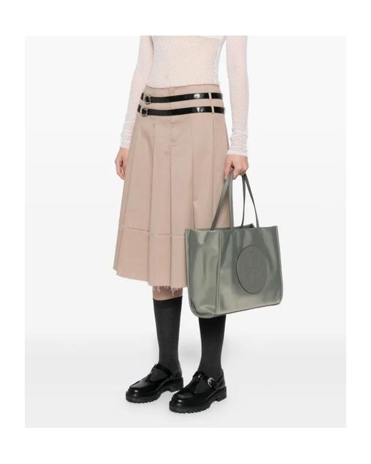 Tory Burch Black Small Ella Tote Bag