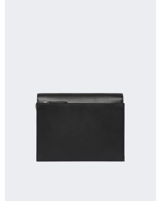 Max Mara Black Logo-Engraved Shoulder Bag