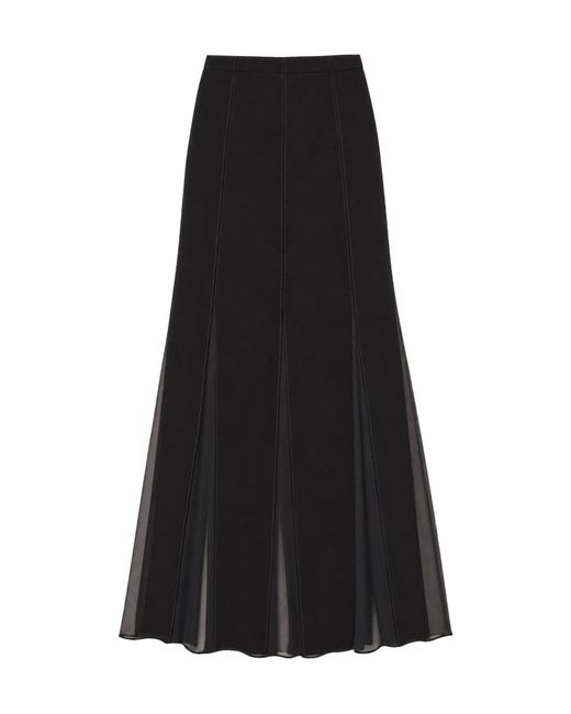 Ulla Johnson Black Pleated Skirt