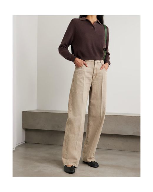 Brunello Cucinelli Natural Belt Loop Jeans