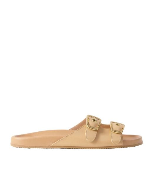 Chloé Natural Leather Sandals