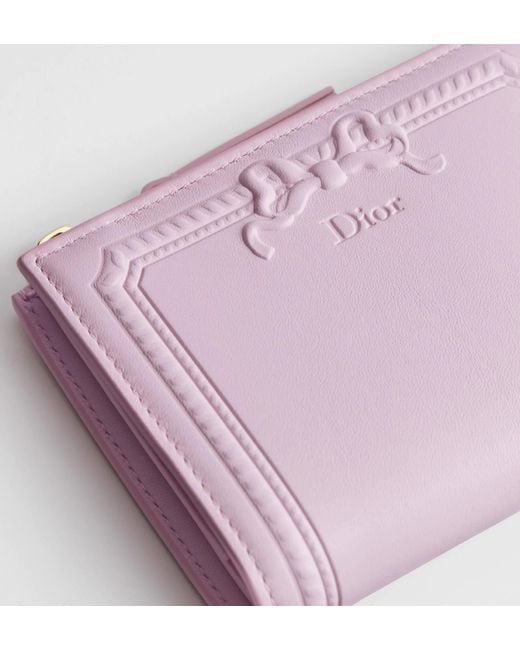 Dior Purple Médaillon Dahlia Wallet