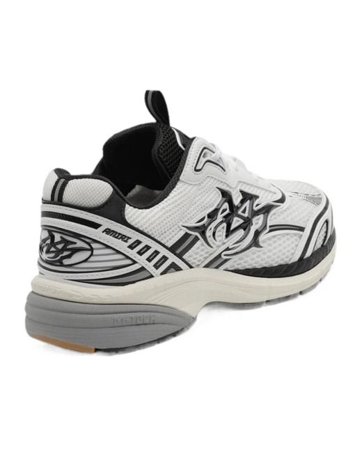 Amiri White M Tech Logo Patch Sneakers for men