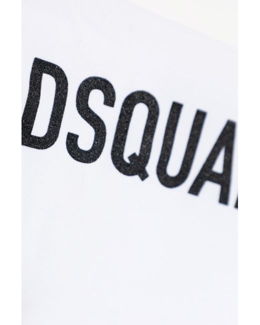 DSquared² White Swimming Trunks