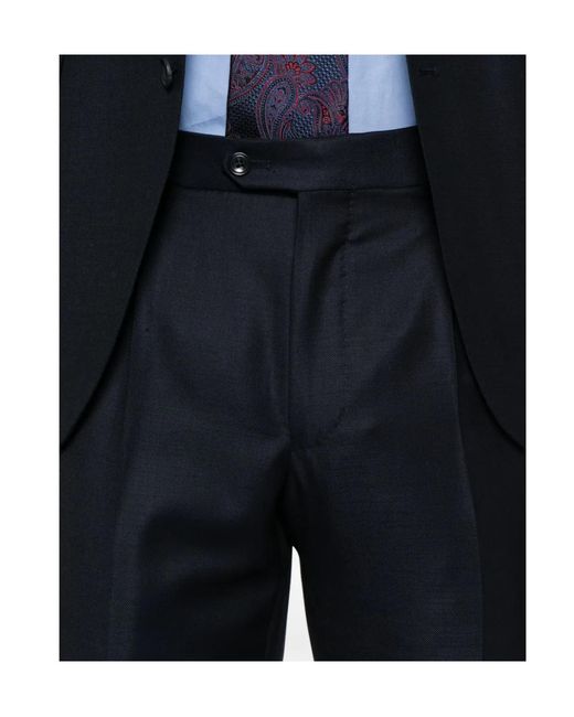 Tagliatore Black Single Breasted Two-Piece Tailored Suit for men